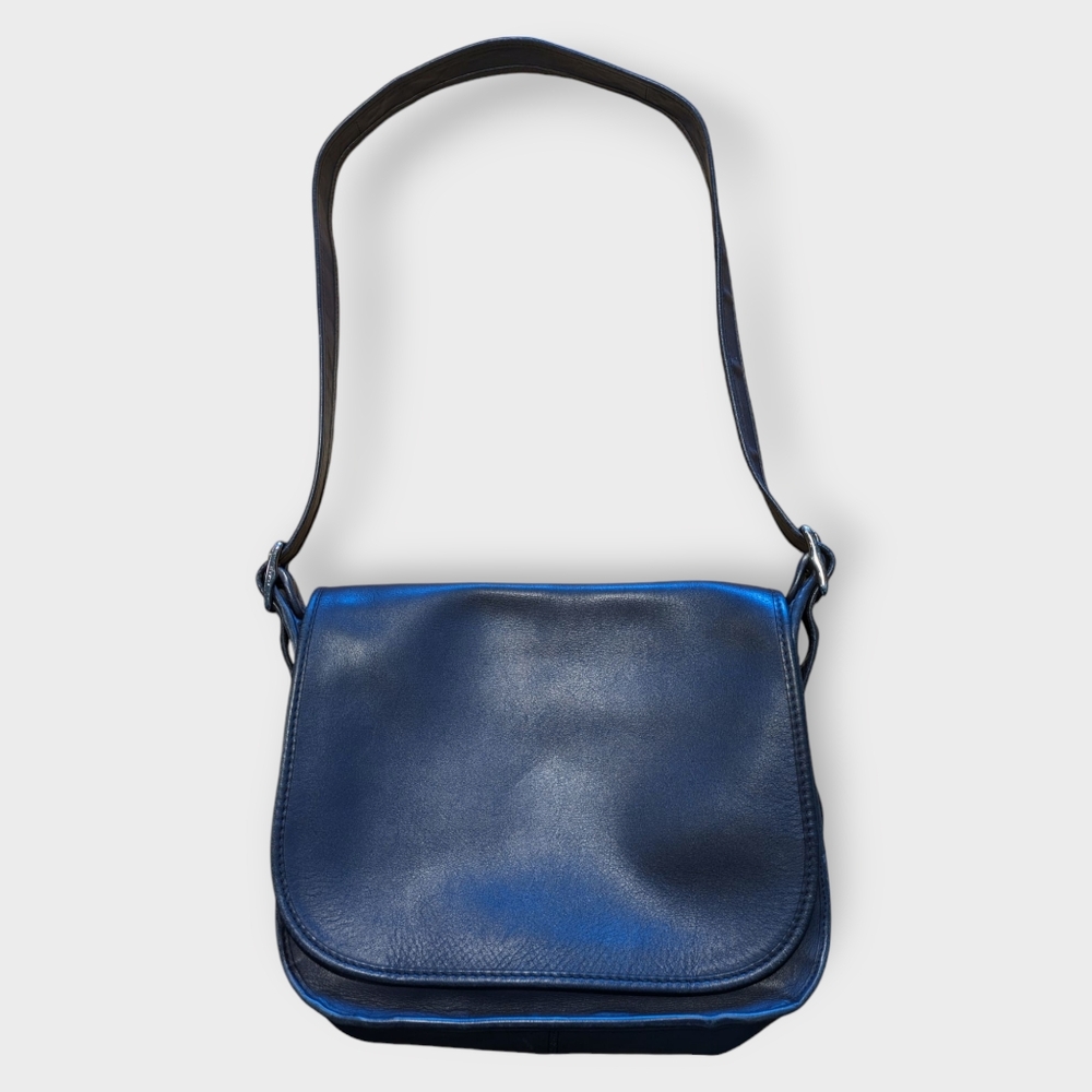 Coach 75th Anniversary Limited Edition Saddlebag in Navy